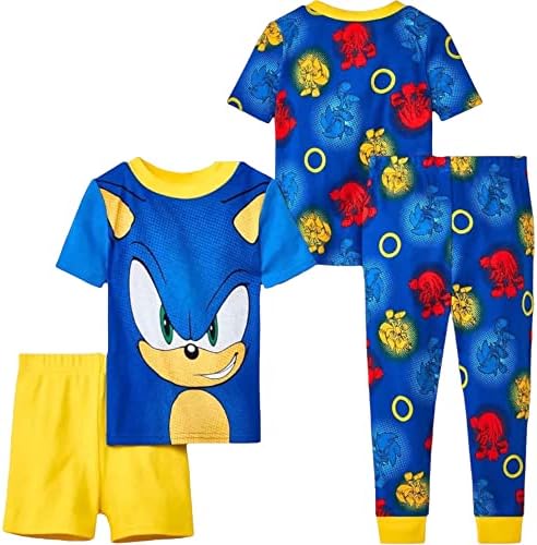 Sonic A Sün Fiú Pamut Pizsama
