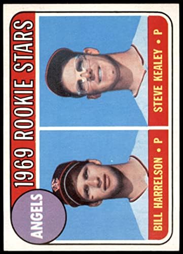 1969 Topps 224 Angyalok Újoncok Bill Harrelson/Steve Kealey Los Angeles Angels (Baseball Kártya) EX/MT+ Angyalok