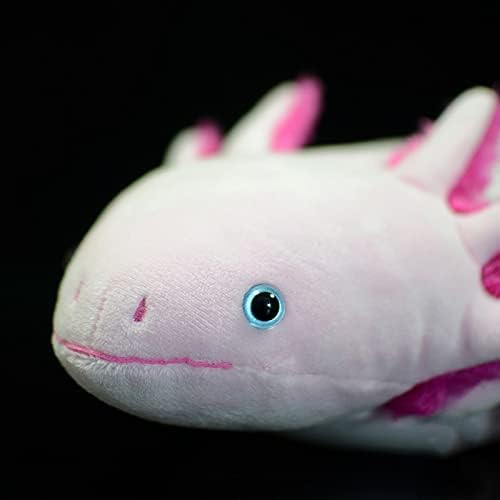 Apró Szív Axolotl Súlyozott Plüss, 31 Hüvelykes Super Aranyos Kék Nagy Axolotl Súlyozott Kitömött Állatok, Puha Axolotl Párnát stresszoldó