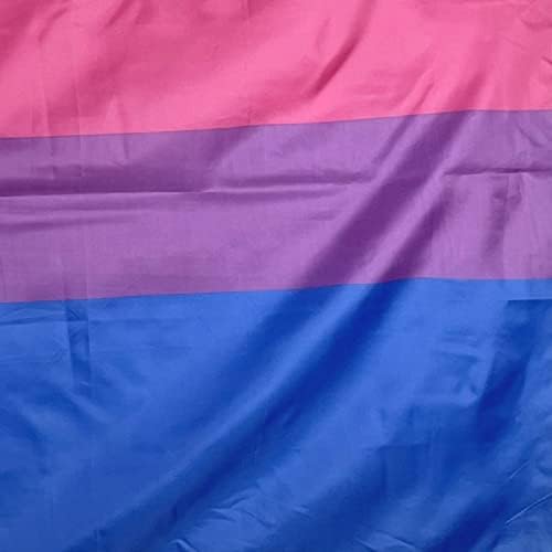 Bi Zászló 3x5 Méter a Biszexuális Büszkeség Hímzett Dekoratív Patch-Biszexuális Zászló