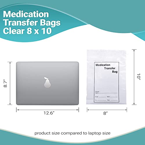 APQ Csomag 1000 Gyógyszer Átutalás Táskák, Világos, 8 x 10. Alacsony Sűrűségű Polietilén Zsákokban, 8x10. Lezárható Műanyag zacskó