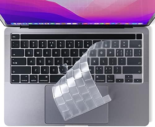 CaseBuy Prémium Billentyűzet Fedél MacBook Pro 13 hüvelykes M2 2022 2023, 2020 2021 M1 A2338 A2289 A2251 Ultra Vékony MINKET Billentyűzet