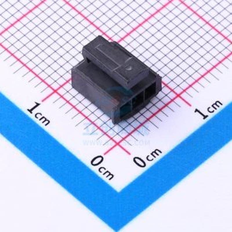 (100 Db) 1x3PP=2mm Fekete Hullám Terminál Műanyag Héj P=2mm CS-1134-03AB