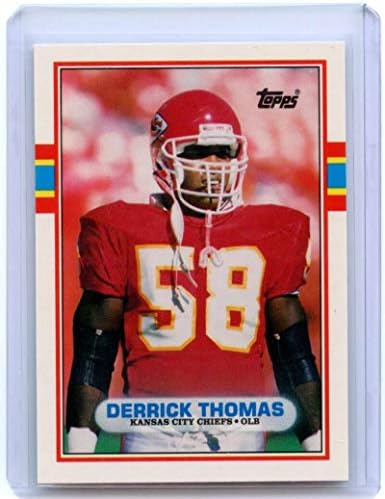 Derrick Thomas Újonc Kártya 1989 Topps Forgalmazott 90T Kansas City Chiefs - Hajók Menta Új Jogosultja