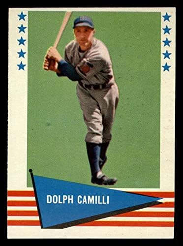 1961 Fleer 97 Dolph Camilli Los Angeles Dodgers (Baseball Kártya) EX Dodgers