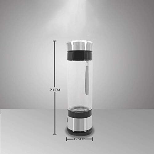 KUANDARM 3 Perces Hidrogénben Gazdag Víz Kupa Hordozható Újratölthető Üveg Üveg Vizet, 350ml