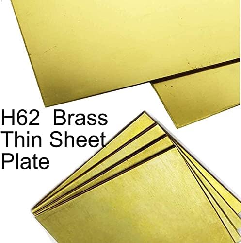 YUESFZ Réz Ív fólia H62 Brass Fém Lemez Tekercs Fém Állvány CNC Keret Modell Vastagsága 3Mm 1db Réz Lemez Réz Lap (Mérete :