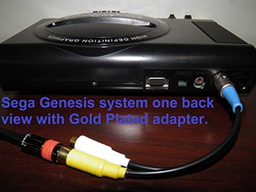 Végső Aranyozott Video/Audio A Sega Master System, valamint A Genesis egyik (10 Méter)