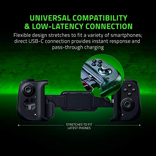 Razer Kishi Mobil Játék Vezérlő / Gamepad Célja az Xbox Android USB-C: Game Pass Végső, xCloud - Game Pass Szabályzó - Áthaladás Töltés