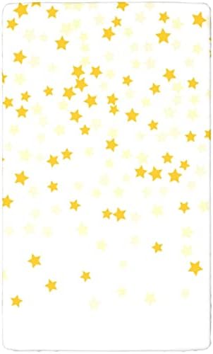 Csillagok Témájú Felszerelt Mini Kiságy, Ágynemű,Hordozható Mini regisztrálni Ultra Puha Anyag-Baba Kiságy, Ágynemű, a Lány, vagy Fiú,24