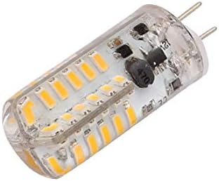X-mosás ragályos AC/DC12V 3W-os SMD LED Izzó Szilikon Lámpa, 48 LED-es G4 3014 Mutató Meleg Fehér(AC / DC12V 3W SMD Lámpara