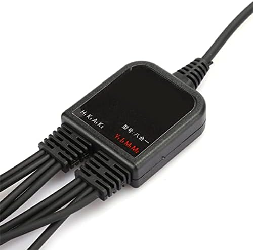 Zerone 8 az 1-ben Többfunkciós USB Programozási Kábel Kompatibilis a Kenwood/QuanSheng/HYT/Motorola Walkie Talkie