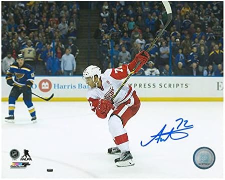 ANDREAS ATHANASIOU Aláírt Detroit Red Wings 8x10 Fotó - 70146A - Dedikált NHL-Fotók