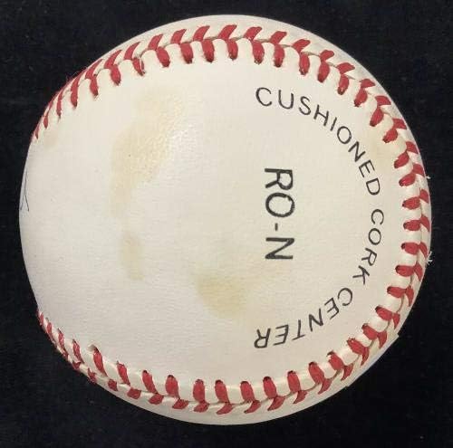 Carl Hubbell Aláírt Baseball Feeney New York Giants Autogramot, MINT MVP WSC HOF SZÖVETSÉG - Dedikált Baseball