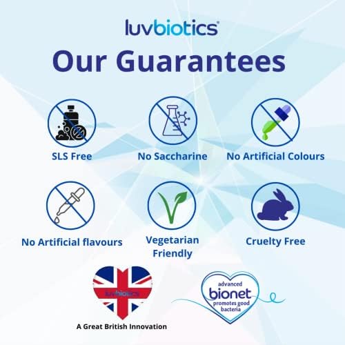 Luvbiotics – Speciális Fogászati Higiénia (1 Csomag) – 30 Eredeti Ízű Cukorka – Refreshen Levegőt & Elősegítik a Jó Baktériumok
