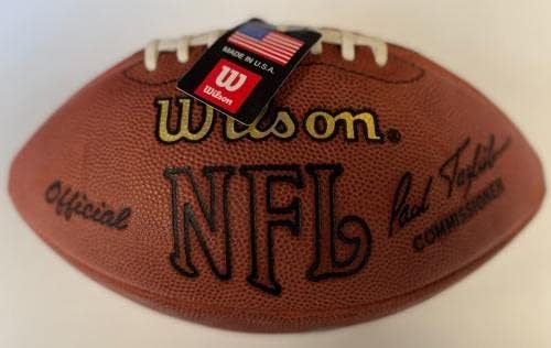 HOWIE LONG (Oakland Raiders/Hall of Fame), aláírt Hivatalos Wilson NFL Labdarúgó - Dedikált Focilabda