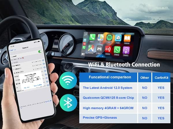 CarPlay Ai Doboz Vezeték Nélküli Apple CarPlay Vezeték Nélküli Android Auto Adapter. CarlinKit Ráadásul Csak Vezetékes CarPlay