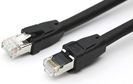 MACSKA 8 Ethernet Kábel 10 ft Árnyékolt, 24AWG 40Gbps 2000Mhz SFTP Patch Kábel, nagy teljesítményű, Nagy Sebességű Cat8 LAN Hálózati RJ45