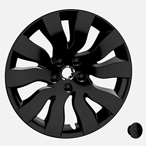 Rimetrix Orbitális Fekete Szett 4 Kerék Kiterjed Hub Caps védőburkolatot a Tesla Model 3 18 Felni, Dísztárcsa, Tartozékok