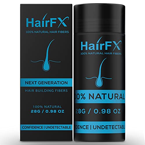 HairFX Haj Rostok a Ritkuló Haj (SZÜRKE) Észrevehetetlen & Természetes - Óriás 28g Üveg – Haj Sűrítő & Topper + Azonnali Sűrűbb,