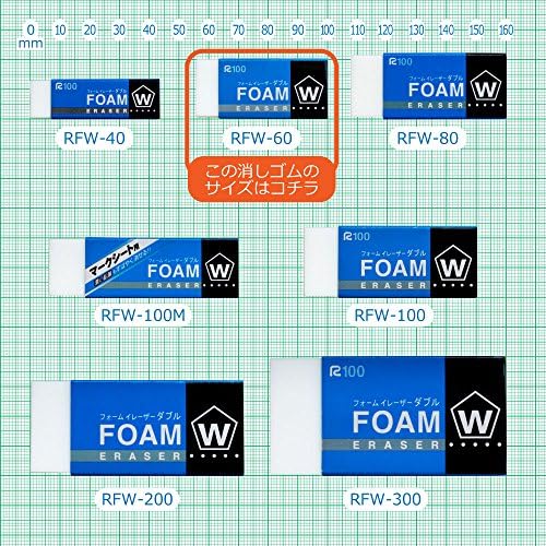 Sakura Craypas RFW-60-5P (20) Hab Radír Dupla 60, 5P x 20 Db