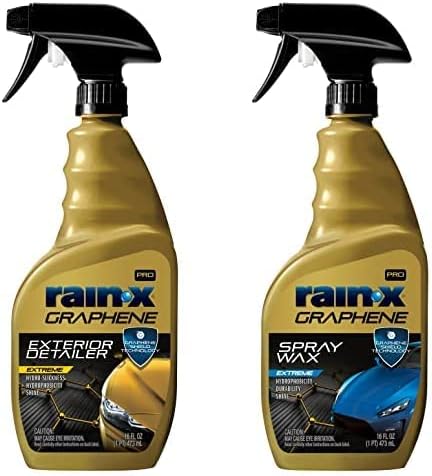 Rain-X PRO 620179 Grafén Külső Detailer Spray-16oz PRO 620183 Grafén Spray Viasz 16oz