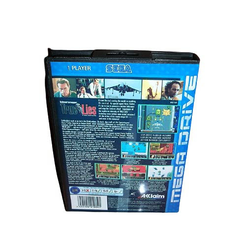 Aditi, a True lies EU-Fedezze Mezőbe, majd Kézikönyv Sega Megadrive Genesis videojáték-Konzol 16 bit MD Kártya (USA EU Esetében)