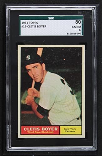 1961 Topps 19 nem Lehet Boyer New York Yankees (Baseball Kártya) CSKP CSKP 6.00 Yankees