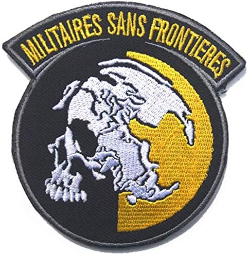 Metal Gear Solid Rising Militaires Sans Frontieres Taktikai Hímzés Javítás Hook & Hurok Morál Javítás Katonai Javítás, Ruházat,
