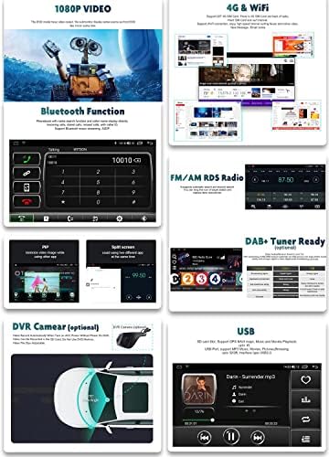 7 Android 12 Autós Navigációs Rádió Fiat Panda 2013-2020 AM FM RDS Bluetooth WiFi Tükör-Link Egységet Carplay Android auto 4+64