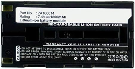Szinergia Digitális Nyomtató Akkumulátor, Kompatibilis a Sanei Elektromos BL2-58 Nyomtató, (Li-ion, 7,4 V-os, 1800mAh) Ultra Nagy Kapacitású,