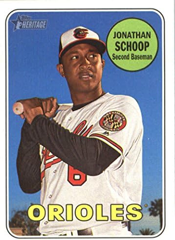 2018 Topps Örökség 75 Jonathan Schoop Baltimore Orioles Baseball Kártya