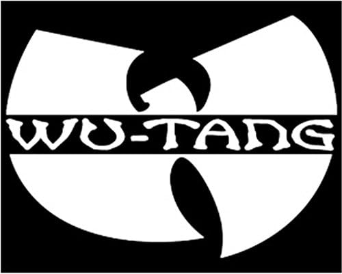 CCI Kreatív Koncepció Ötletek WU Tang Clan Logó Wu Tang Szimbólum Matrica Vinyl Matrica|Autók, Teherautók, Furgonok Falak Laptop| Fehér |5