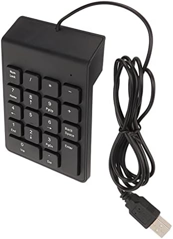 Sanpyl Szám Pad, 8 Gombokat Ergonomikus USB Billentyűzet Plug and Play Csendes Gépelés Mini Vezetékes Numerikus Billentyűzet