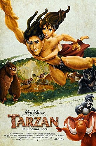 Poszter USA - Disney Klasszikusok Tarzan Poszter FÉNYES KIVITELBEN - DISN144 (24 x 36 (61cm x 91,5 cm))