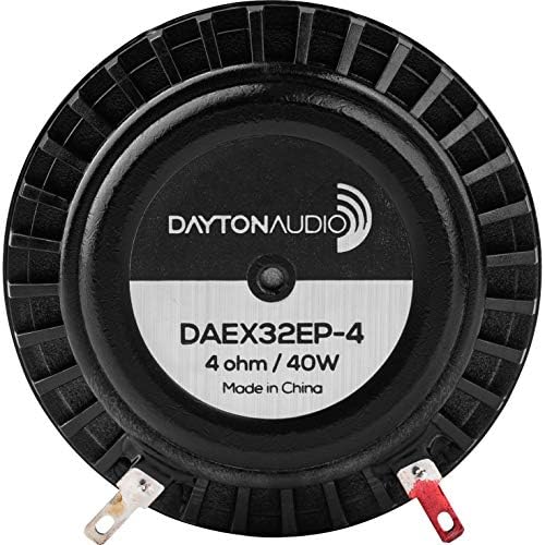 Dayton Audio DAEX32EP-4 Fúvóka 32 mm-es Hang Gerjesztő - 40 Watt RMS 4 Ohm Imepedance - Audio Átalakító - Viszont Minden Felületre