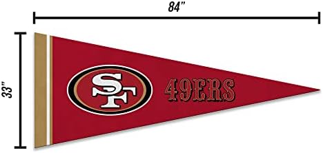 Rico Iparágak NFL Labdarúgó-San Francisco 49ers Puha Éreztem Zászló - EZ a Hang - Home Dekor (játékterem, Barlang, Ágy Szoba)