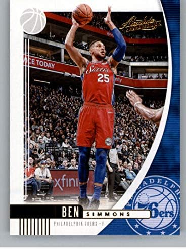 Kosárlabda NBA 2019 Panini Abszolút Kiskereskedelmi 78 Ben Simmons NM Közelében Menta 76ers