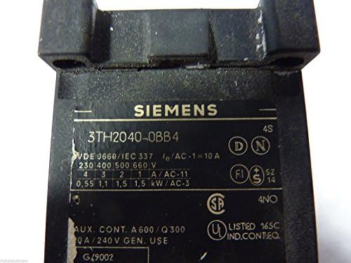 Siemens 3TH2040-0BB4 Vezérlő Relé 230-660V 10A