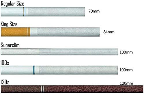 ZCxiyu Asztal Tárolás cigarettatárca Klasszikus Metál Színű Kétoldalas Király Vésett Design Rövidebb, Mint 100 (Antik Réz), Könnyű