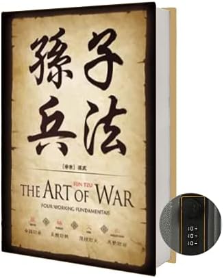 Chinoiserie Elterelés Könyv Biztonságos Tároló Doboz (Méret 8.7×6×2) A Biztonsági Kombinációs Zár, Kínai stílus Díszek Titkos,