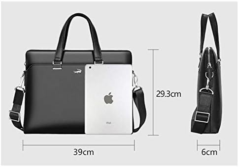 Táska válltáska Férfi Férfi Bőr Messenger Bag, 15.6 Hüvelyk Laptop Táska Üzleti Táska Számítógép