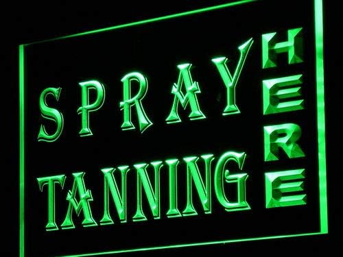 ADVPRO Barnító Spray Bolt Csalogatni Kijelző LED Neon Zöld Jel 12 x 8,5 Cm st4s32-j116-g