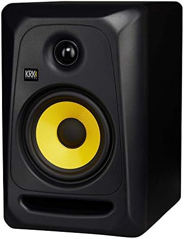 KRK Klasszikus 5 Szakmai Bi-Amp 5 Powered Stúdió Monitor (2 Hangszóró) Pár XLR Kábel + Gravitáció Telefon Tartó, Fekete M