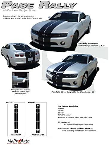 Eredeti ÜTEMBEN Rally Coupe SS : Kompatibilis a 2010-2013-es Chevy Camaro Gyári Stílus Rally Racing Stripes Vinil Grafikus Matrica