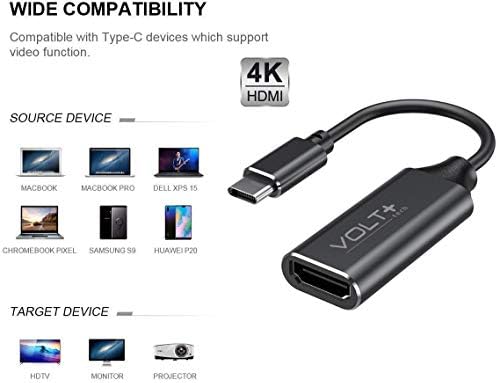 HDMI-4K USB-C Készlet Kompatibilis Dell XPS 13D-2701 Szakmai Adapter Digitális Teljes 2160p, 60Hz Kimeneti!