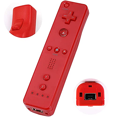 Tevodo Wii Remote Kontroller, 4 Csomag-Frissítés Wii Vezeték nélküli Kontroller Kompatibilis a Wii-Wii U(Fekete, Fehér, Piros,Kék)
