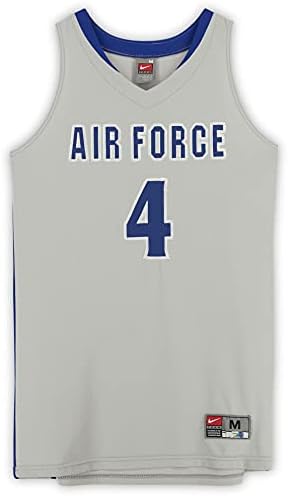 Sport Emlékek Air Force Falcons Csapata által Kiadott 4 Szürke Mez Kék Számok A Kosárlabda Program - Méret M - Főiskolai Programok