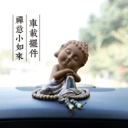 XIALON Autót Szerelt Zen Autó Dekoráció Kreatív Buddha Sorozat Aranyos Kocsi, lakberendezés, Dekoráció