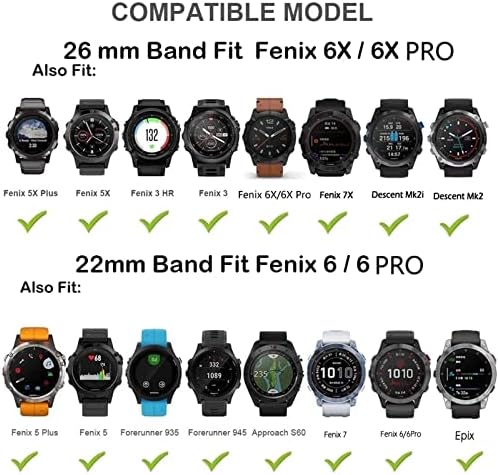 ONECM 26 22MM Szilikon gyorskioldó Watchband Szíj, A Garmin Fenix 7 X 7 6 6X 5X Pro 5Plus 3HR Smartwatch Easyfit Karkötő Karkötő